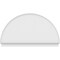 Ekena Millwork Half Round Smooth Architectural Grade PVC Combination Pediment, 82"W x 47-3/4"H x 2-3/4"P PEDPC082X480HRO00 - alternate 4